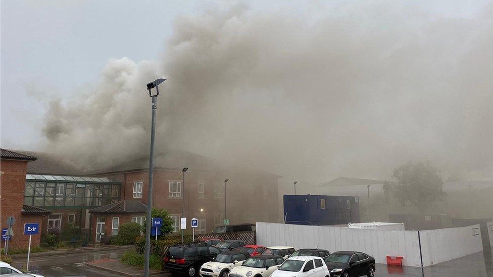 Trafford General fire