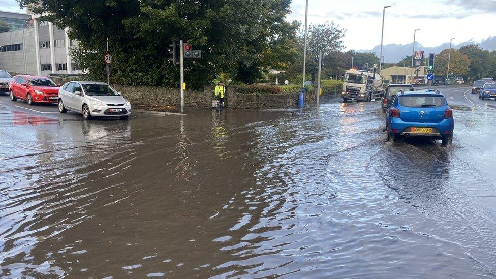 Flooded Peel Road