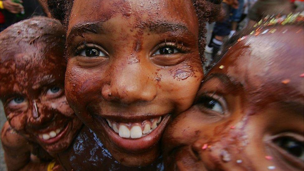 J'ouvert celebration at Notting Hill Carnival