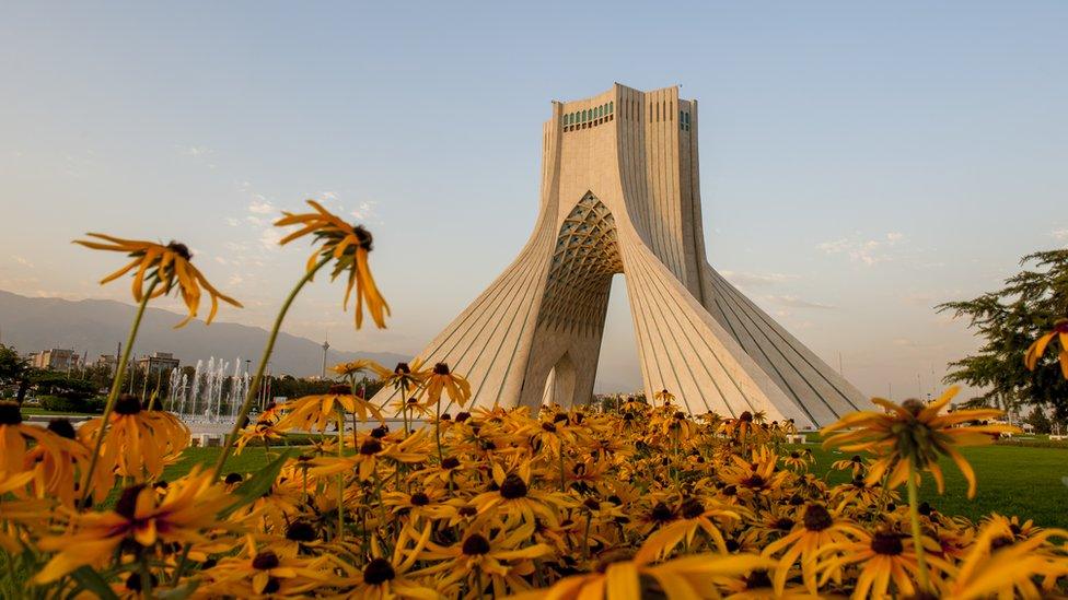 the Azadi (Freedom) Tower in Tehran