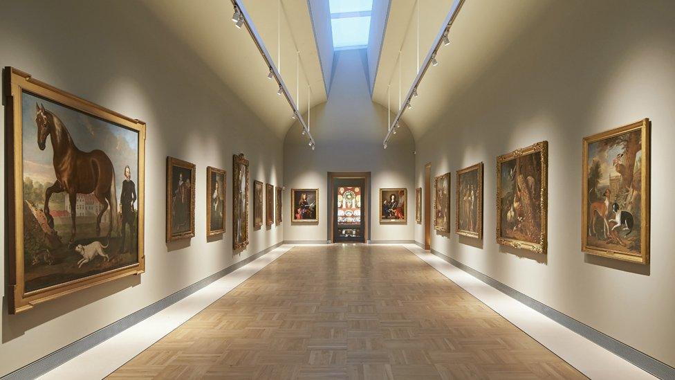 The Long Gallery at the Harley Gallery