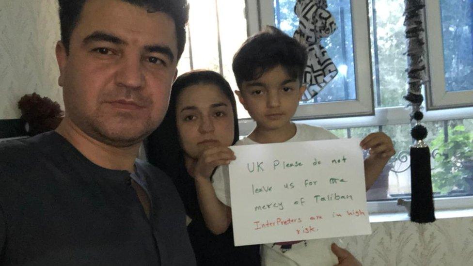 Burhan and his family pleading for help to evacuate from Afghanistan