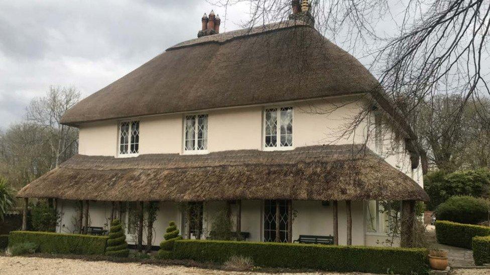 Barnes thatched rectory home at Winterborne Came