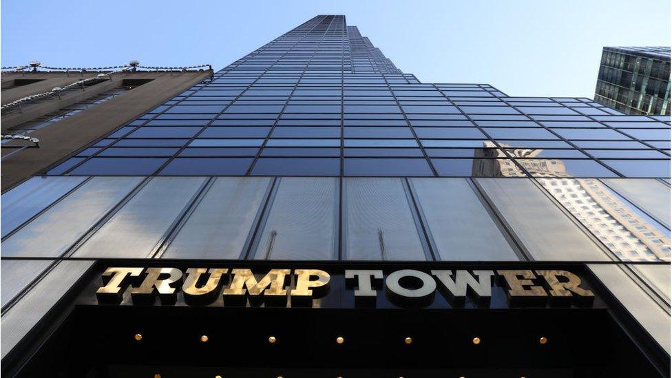 Trump Tower on Fifth Avenue in Manhattan, New York City