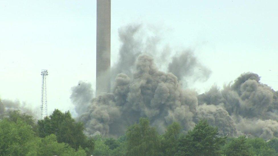 Didcot Power Station demolition