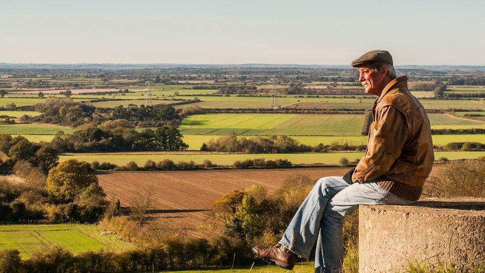 Views across Lincolnshire countryside