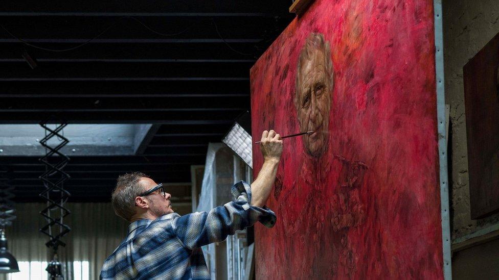 Jonathan Yeo, who had 4 sittings with Charles III -- starting when he was still the Prince of Wales, wanted to place greater emphasis on capturing the King's character and essence