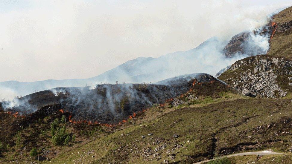 Torridon wildfire