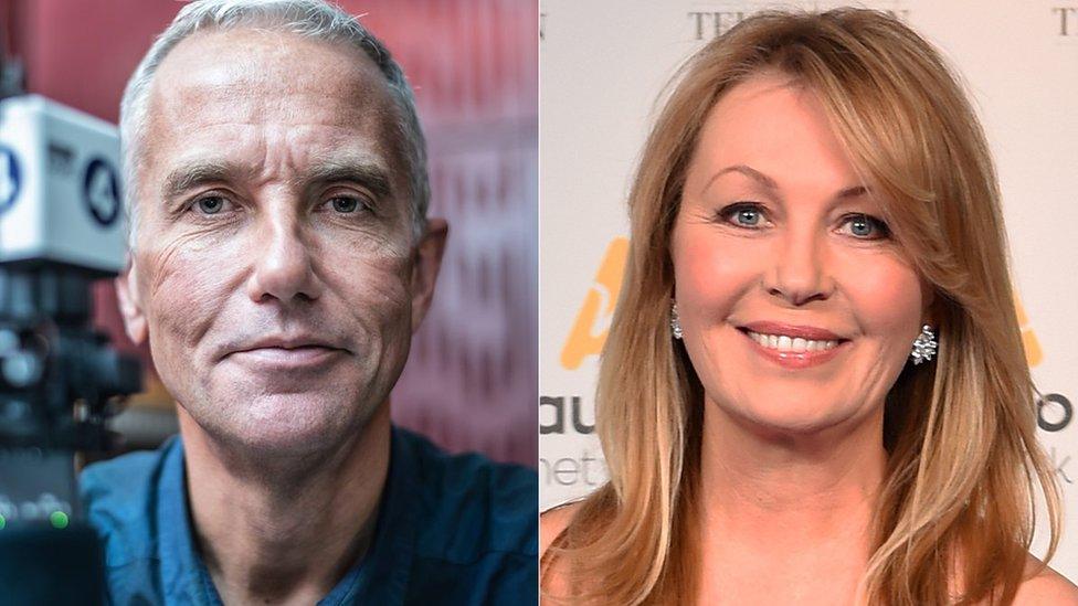 Eddie Mair and Kirsty Young