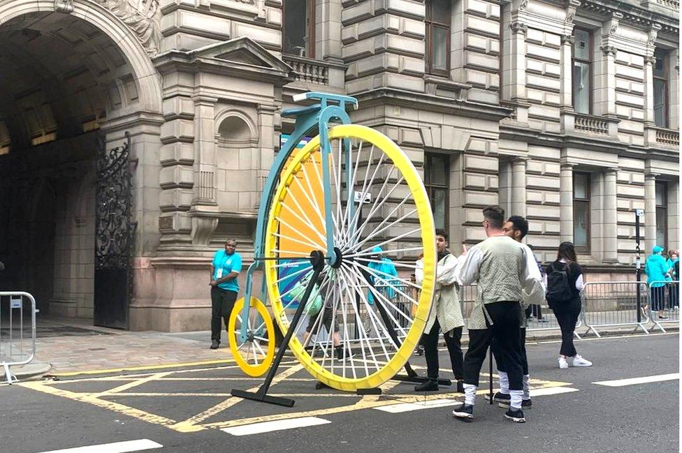 Penny Farthing in parade