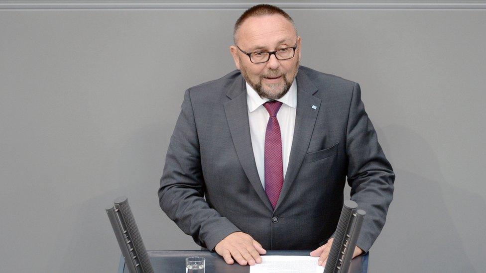 Frank Magnitz speaking in the Bundestag