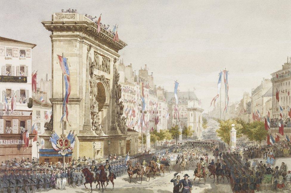 Queen Victoria’s entry into Paris