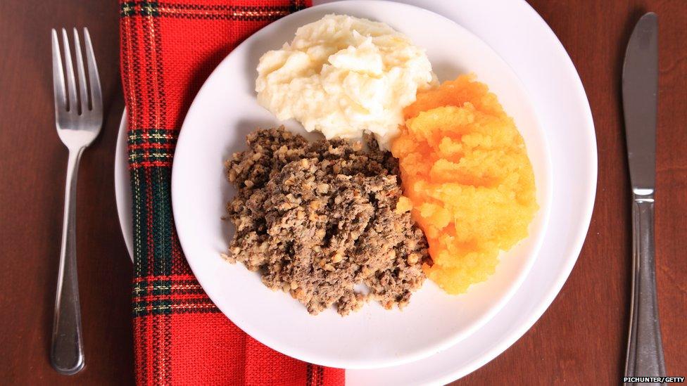 Haggis neeps and tatties