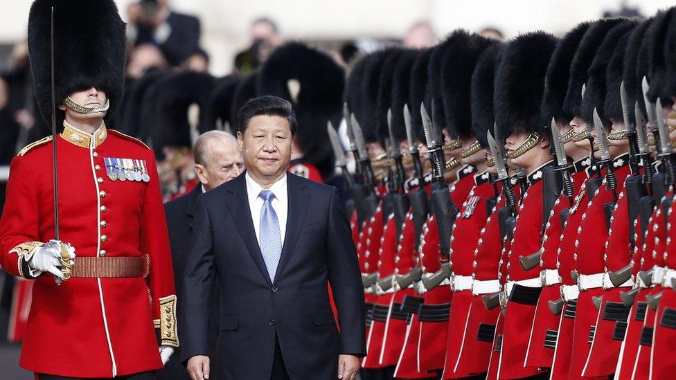 Mr Xi given guard of honour