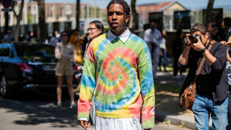 ASAP Rocky at fashion week