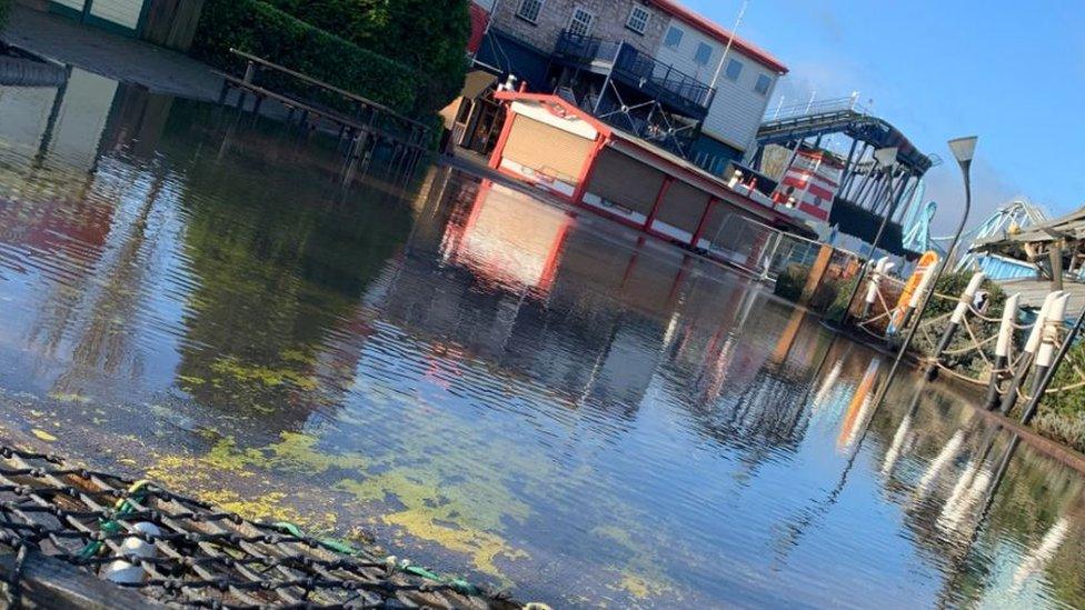 Drayton Manor flooding