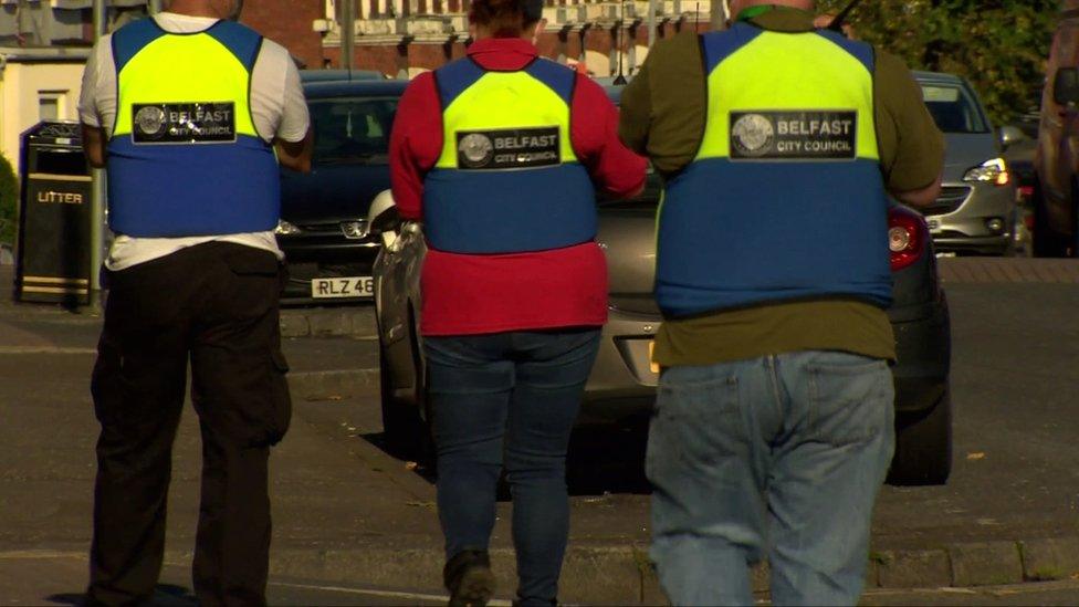 Belfast City Council is among agencies who patrol the Holyland