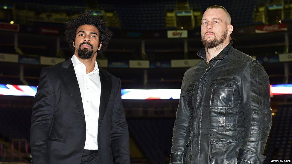 David Haye and Mark de Mori