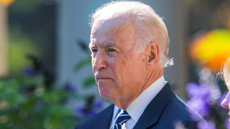 US Vice President Joe Biden announces that he will not seek the 2016 Presidential nomination in the Rose Garden of the White House in Washington, DC, USA, 21 October 2015.