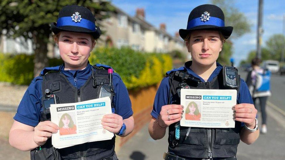 PCSOs Erin Pell_Coggins and Honor Furness from Avon and Somerset Police
