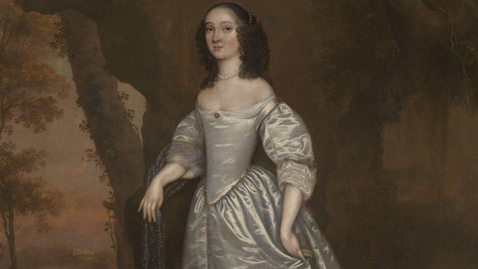 Portrait of an unknown woman from 1650-5 by Joan Carlile