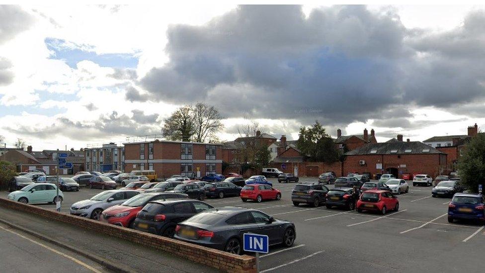 Car park in Gaol Street, Hereford