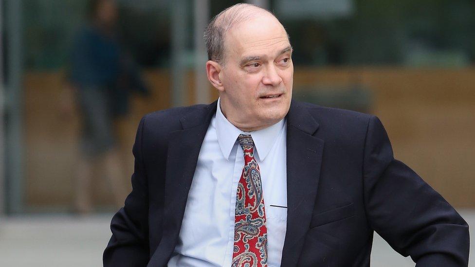William Binney, shown in a wheelchair