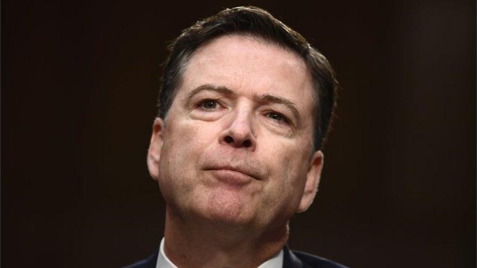 Former FBI director James Comey