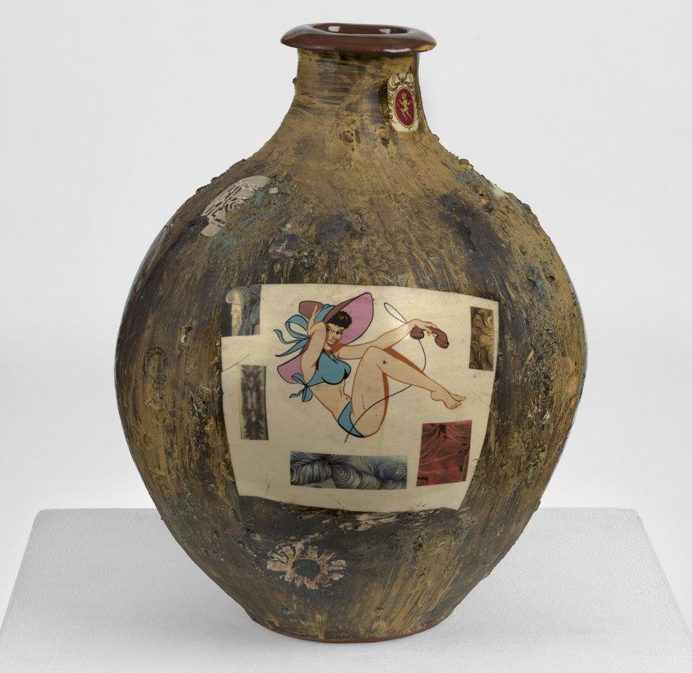 Western Art in the Form of a Saki Bottle (1992)