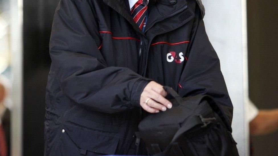 G4S security officer