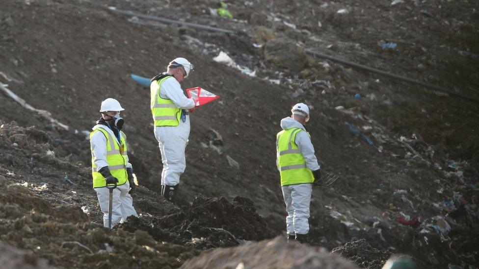 Searching Milton landfill site