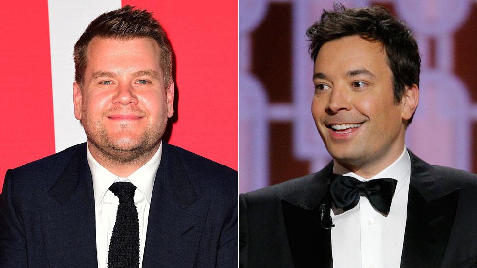 James Corden and Jimmy Fallon