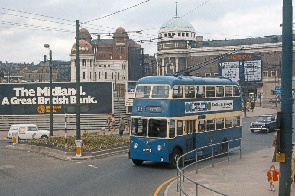 Trolleybus in Bradford