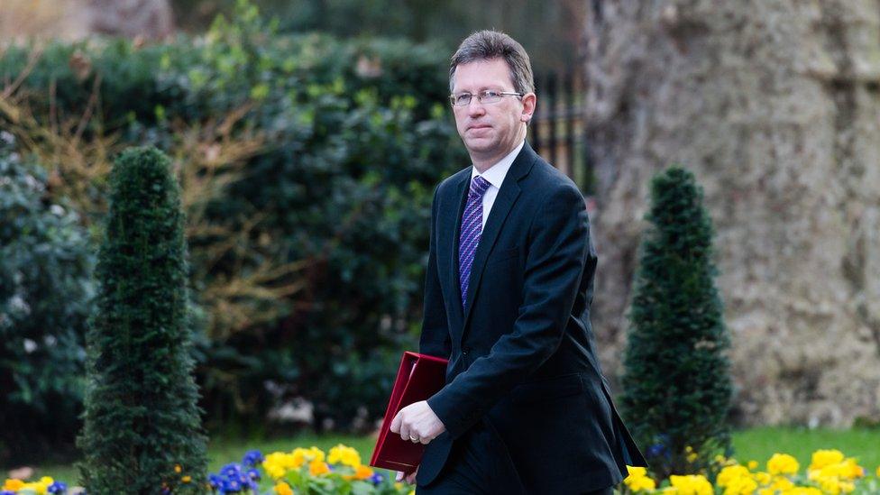 Jeremy Wright arrives for a Cabinet meeting at 10 Downing Street