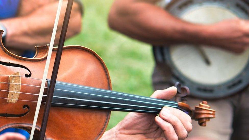 People playing musical instruments