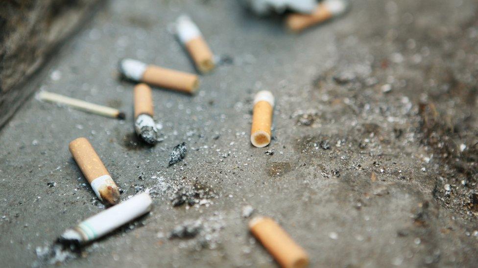 Most of the fines were for people dropping cigarette butts