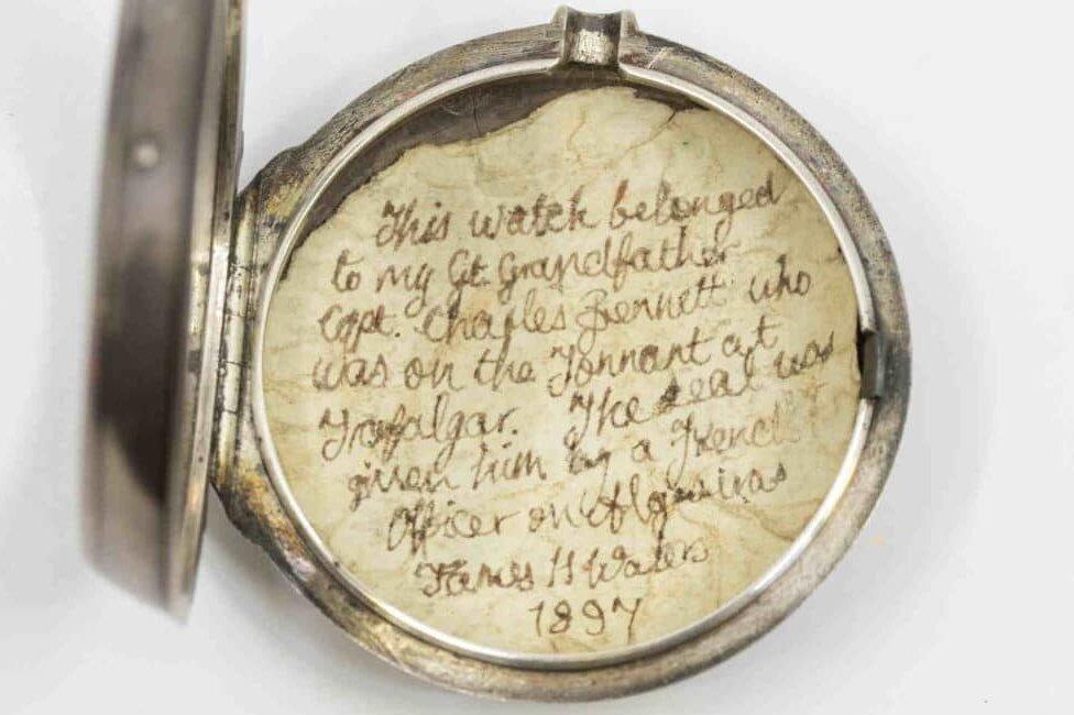 Silver pocket watch