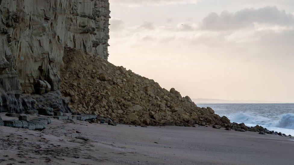 West Bay rockfall