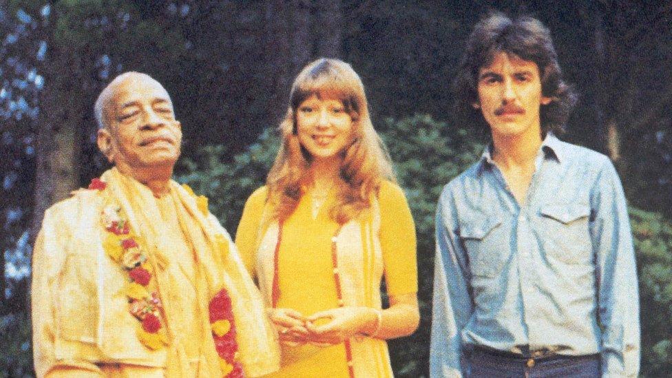 George Harrison at Bhaktivedanta Manor, Hertfordshire