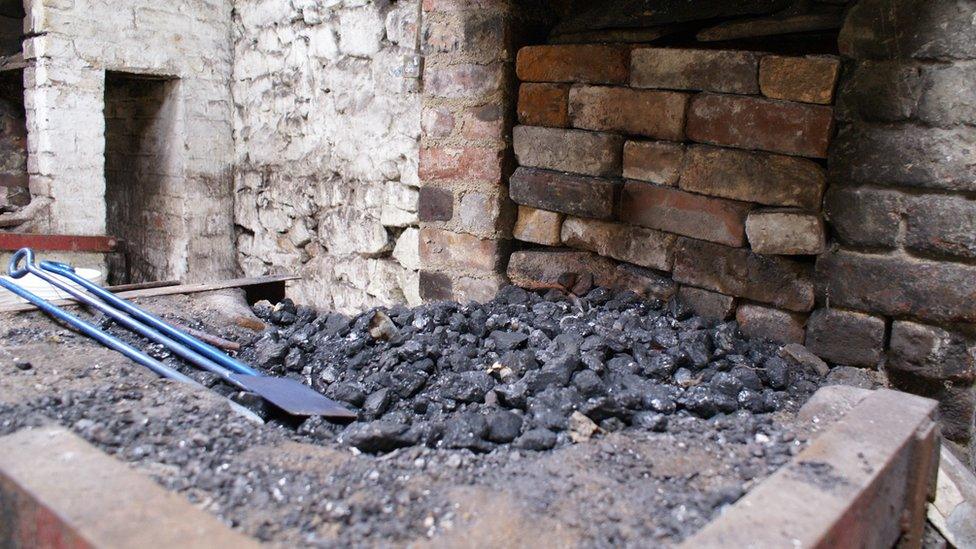 Forge at old Brunswick ironworks, Caernarfon