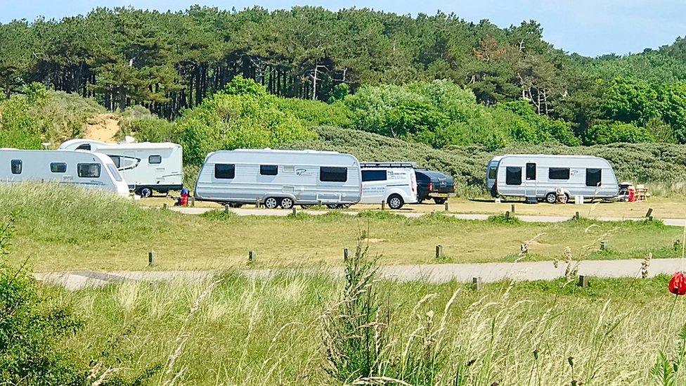 Travellers in Formby