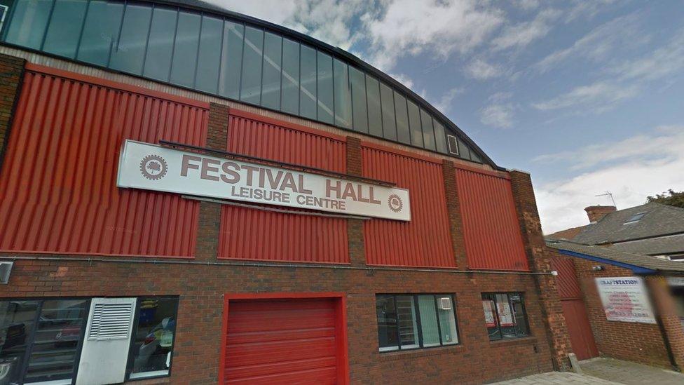 Festival Hall in Kirkby, Nottinghamshire