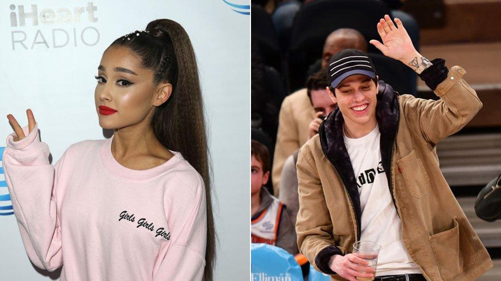 Ariana Grande and Pete Davidson