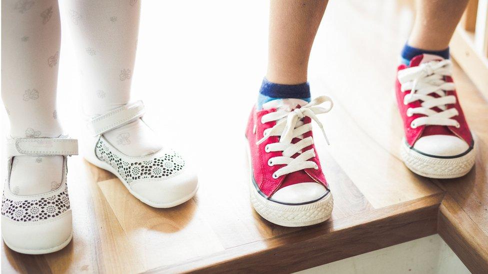 Generic image of children's feet