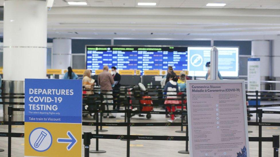 Pearson Airport in Toronto