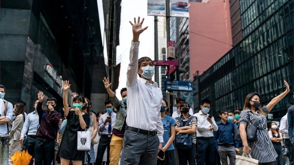 Hong Kong protesters