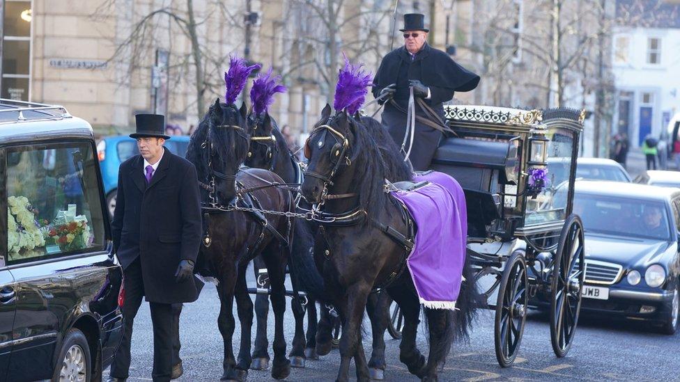 A funeral procession