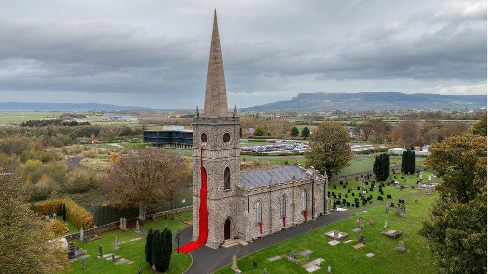 outside the church