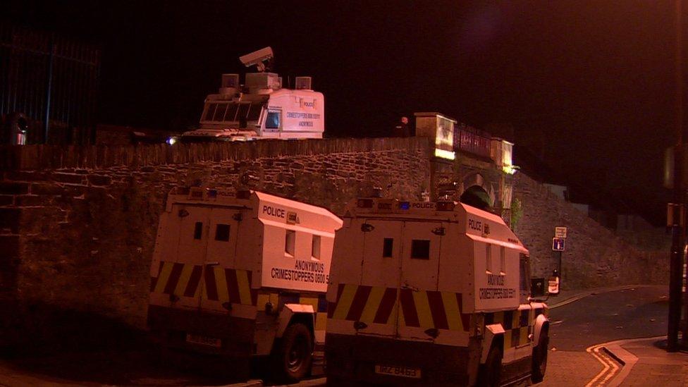 PSNI riot trucks