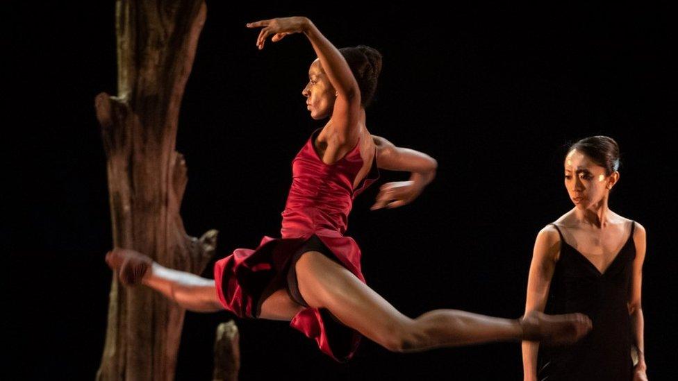 Dancers at Sadler's Wells Theatre